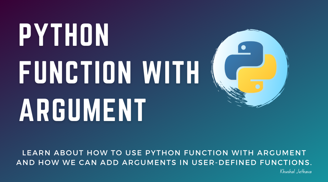 Python Function with Argument